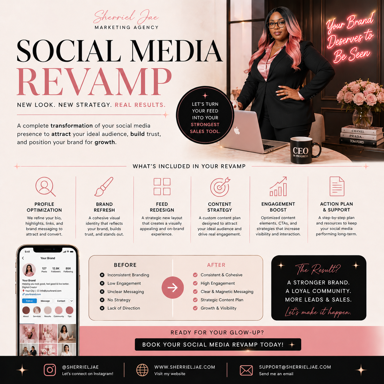 Social Media Revamp (Premium Brand Experience)