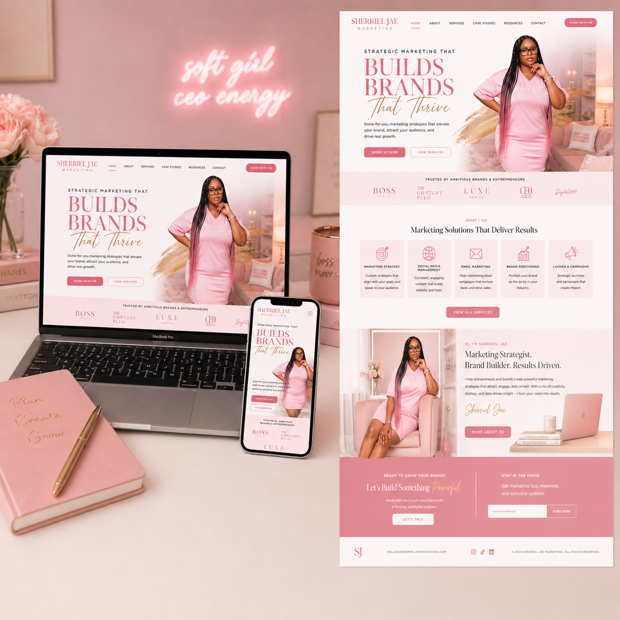 WIX/SHOPIFY LANDING PAGE