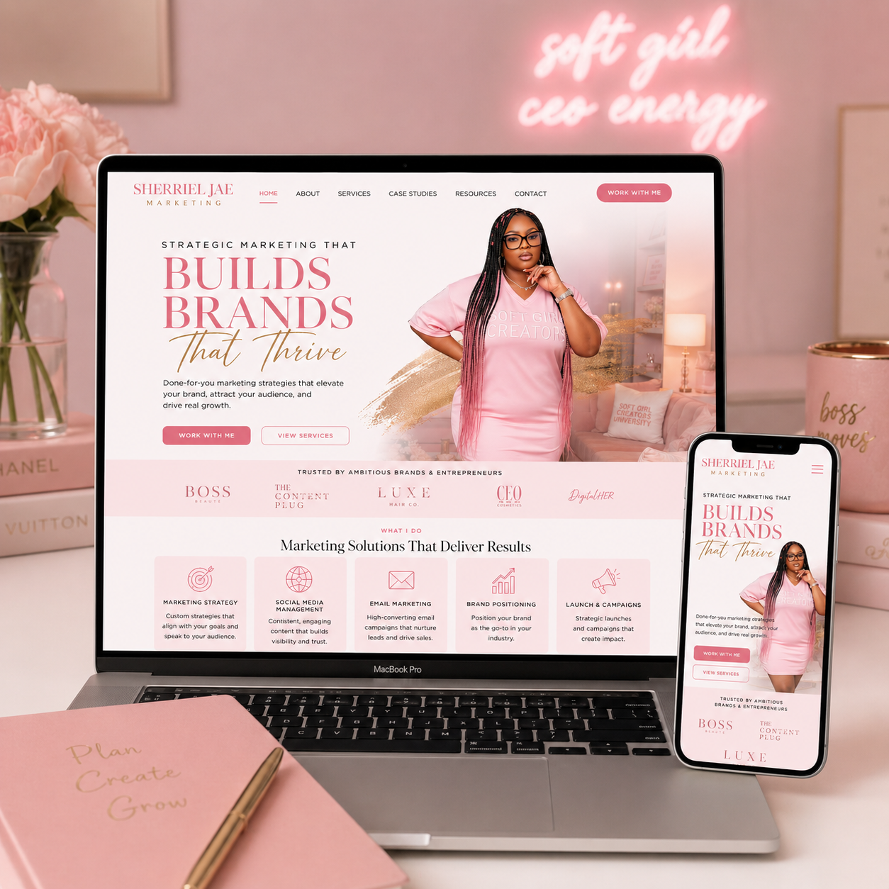 WIX/SHOPIFY LANDING PAGE
